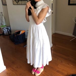 Back and side open cutout sundress